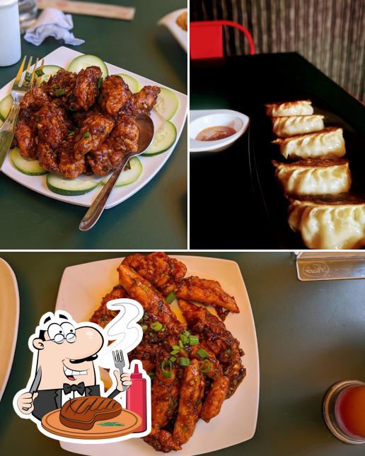 Get meat meals at Ninhao Asian Kitchen