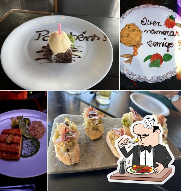 Comida em Restaurante Topo do Mundo