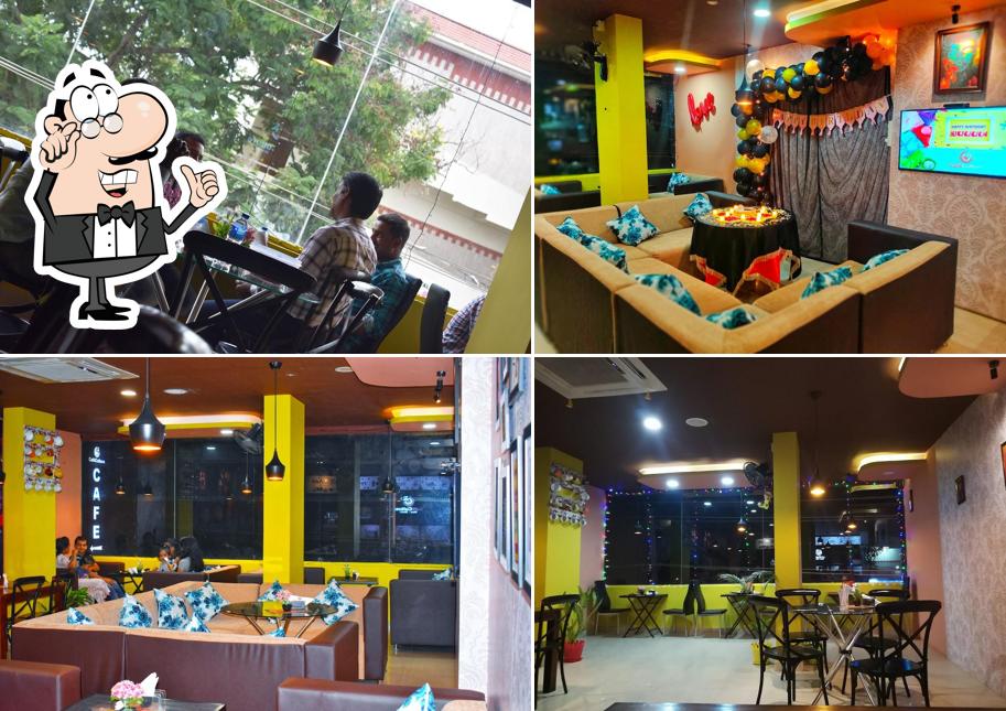 Take a seat at one of the tables at CAFE CULTURE