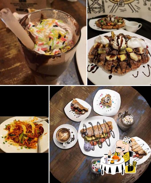 Food at Cafe Grub Up