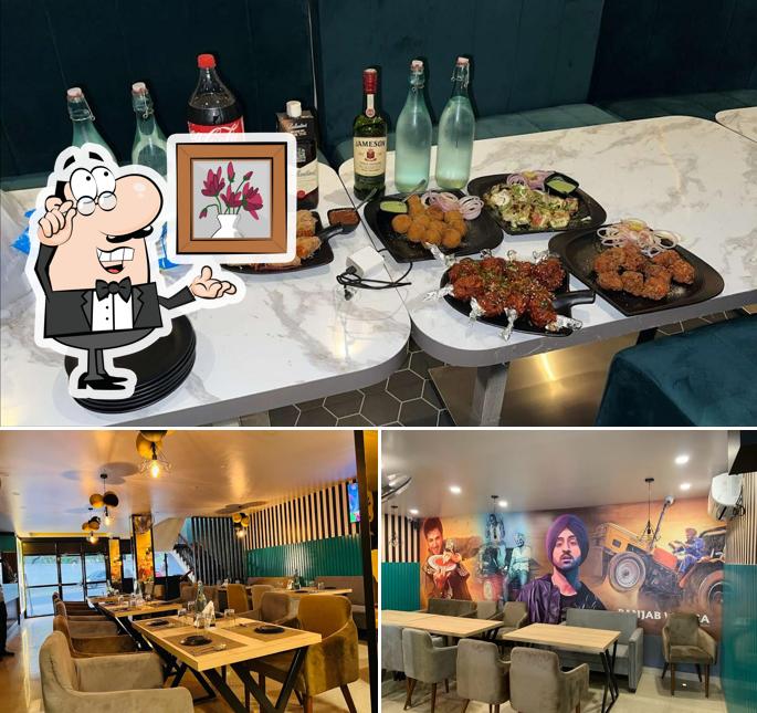 Among various things one can find interior and beverage at Panjab Warga Restro Bar