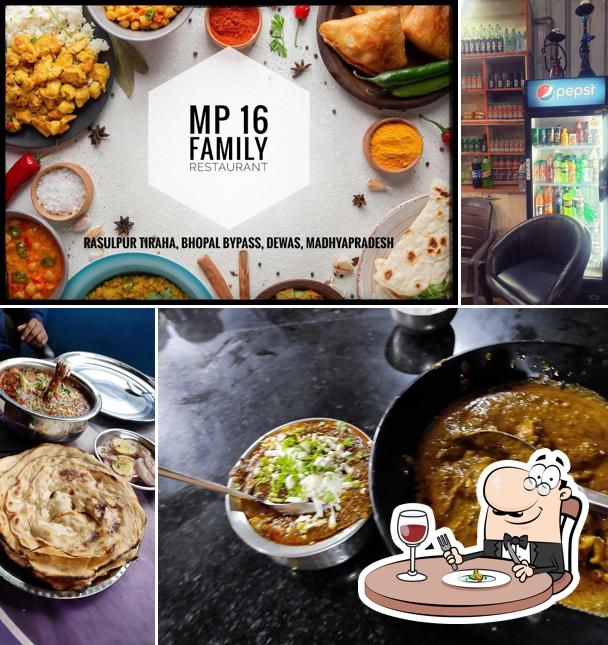 Food at MP 16 FAMILY RESTAURANT VEG & NONVEG