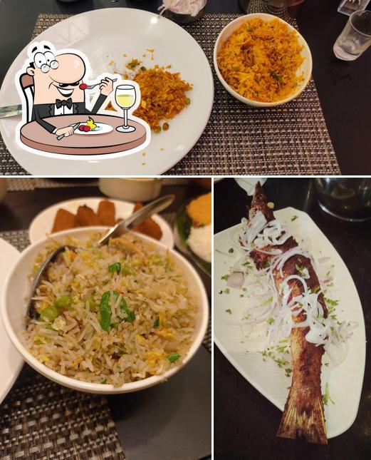 Food at The Sun Restaurant