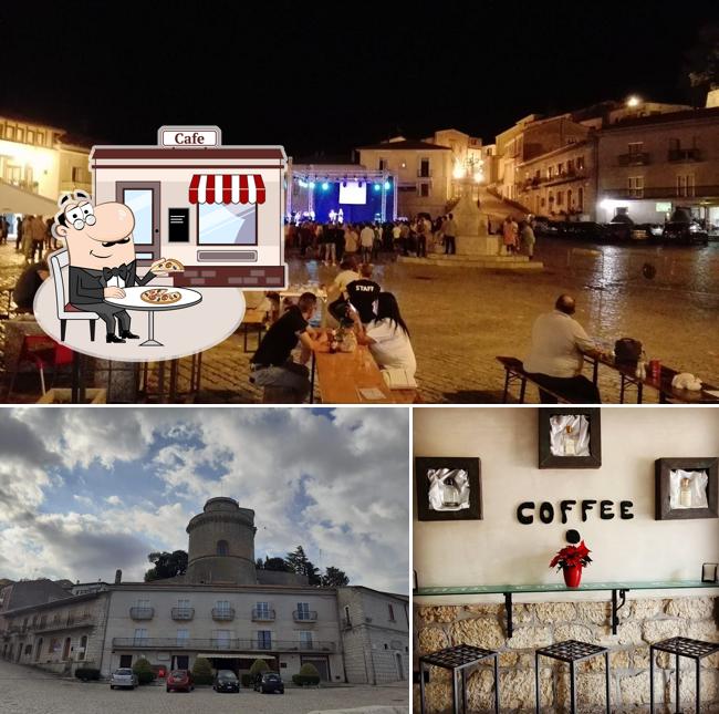 La esterno e interni del ristorante