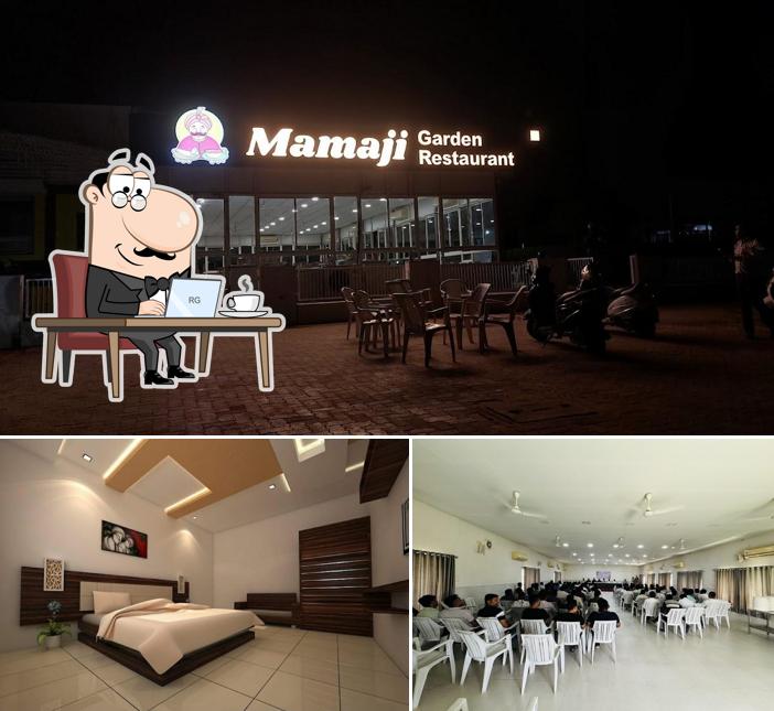 Check out how Mamaji Garden Restaurant looks inside