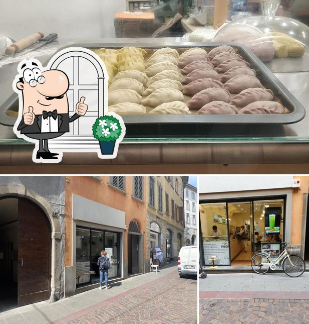 Guarda la foto che raffigura la esterno e cibo di Panda