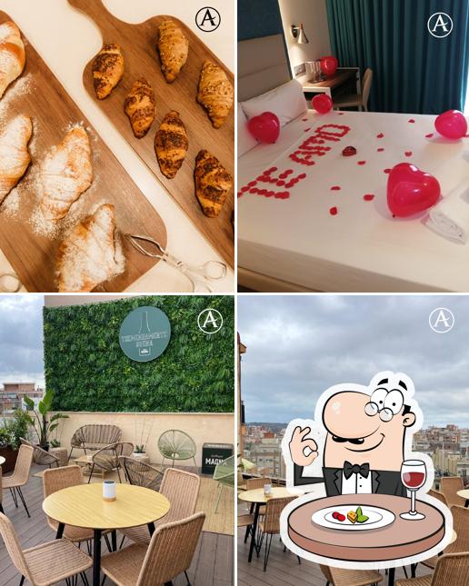 Food at Arya Vysya Hotel