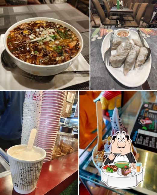 Hot and sour soup at Oasis Cafe