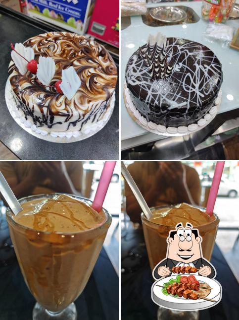 Chocolate mousse at Pournami Bakery