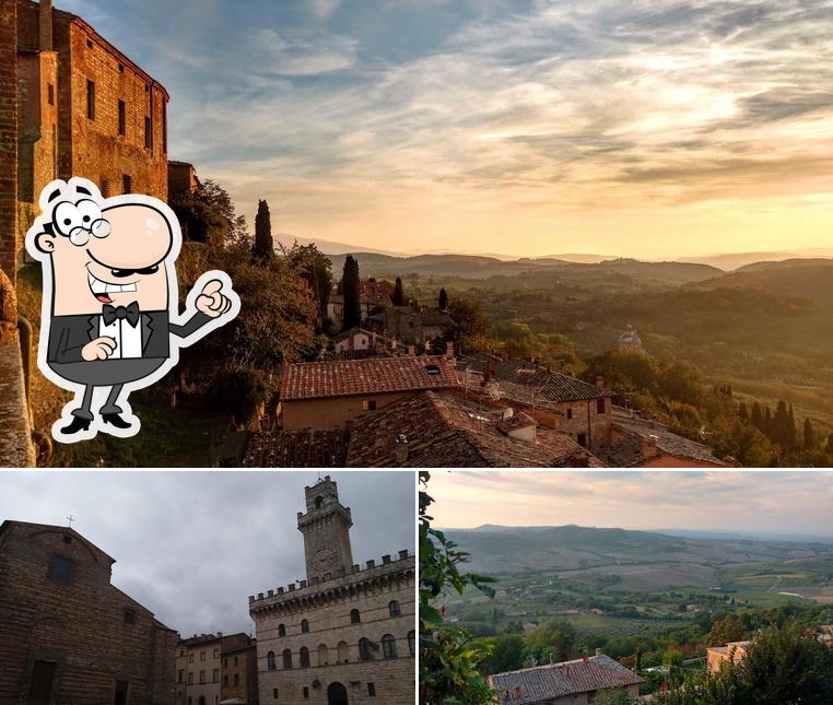 Goditi la vista dall'area esterna di Ristorante ai 4 Venti