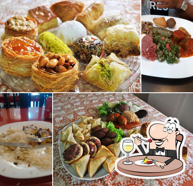 Platos en Sabor do Líbano