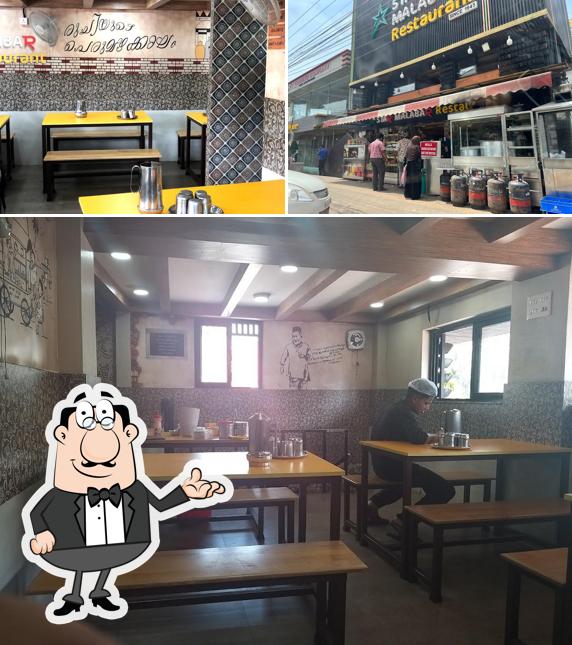 The photo of Star Malabar Restaurant’s interior and exterior