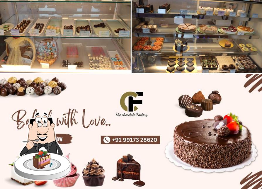 Chocolate cake at The Chocolate Factory by Direction Chocolates