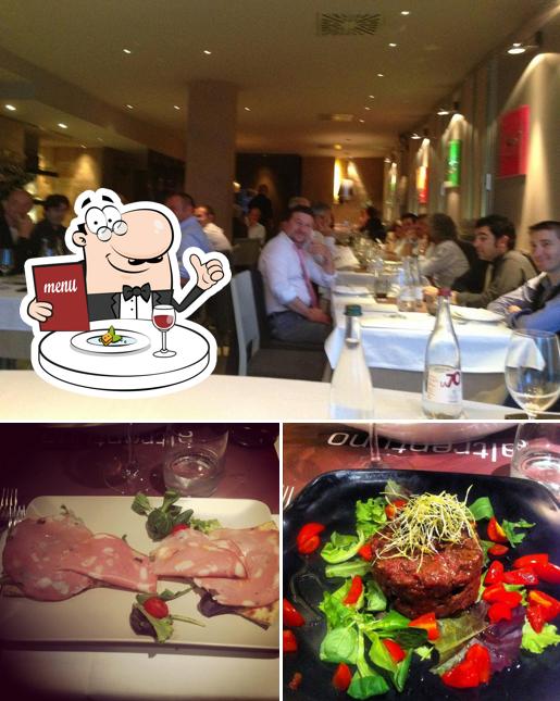 La cibo e interni del ristorante