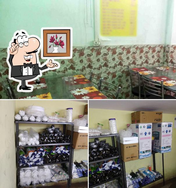 The interior of Bihari Dhaba Meat House