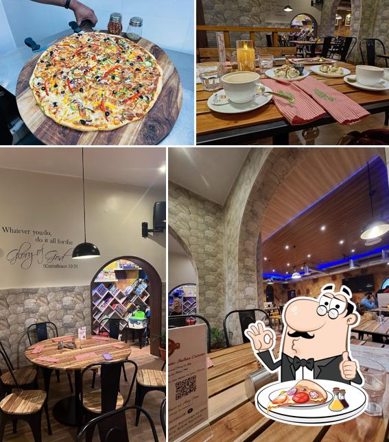 At Banerjeeoli's Pizza with a Purpose, you can enjoy pizza