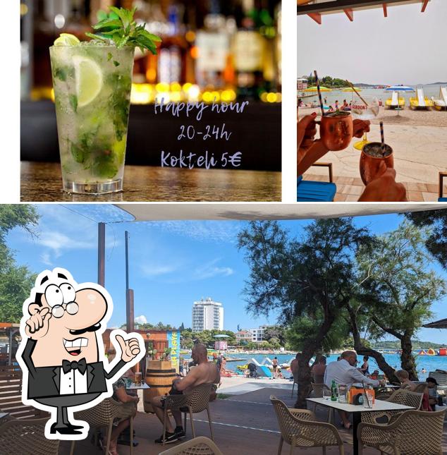 Gli interni di La Playa beach bar