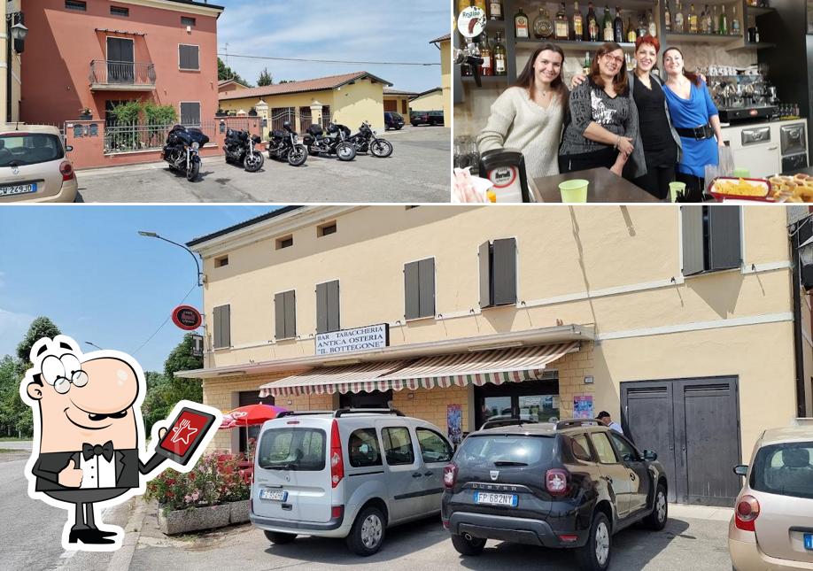Tra le diverse cose da Antica Osteria Il Bottegone si possono trovare la esterno e interni