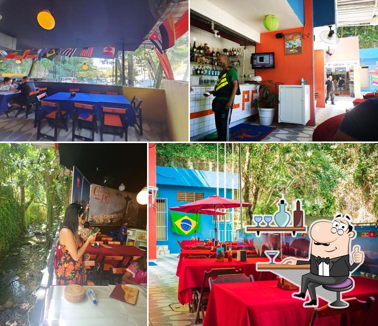 O interior do Churrascão do PC