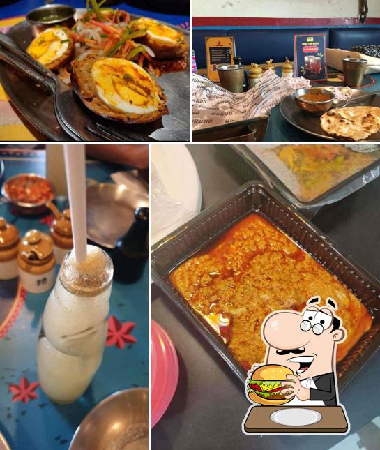 Order a burger at Dhaba Estd 1986 Delhi, Cyber Hub