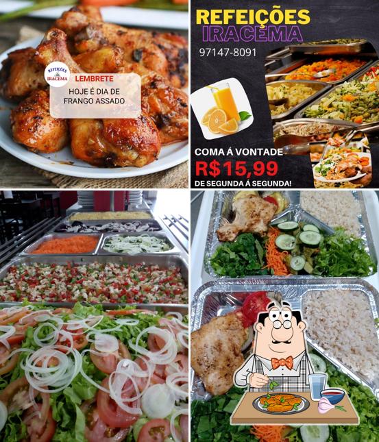 Asas de frango em Marmitex Refeições Iracema