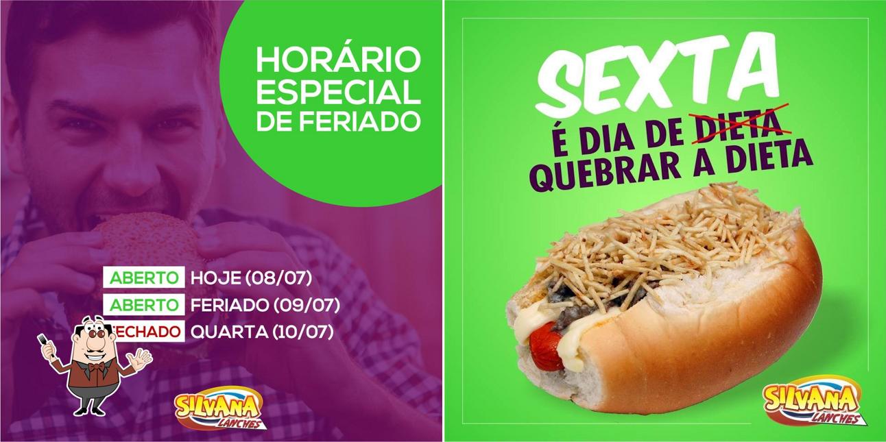 Platos en Silvana Lanches