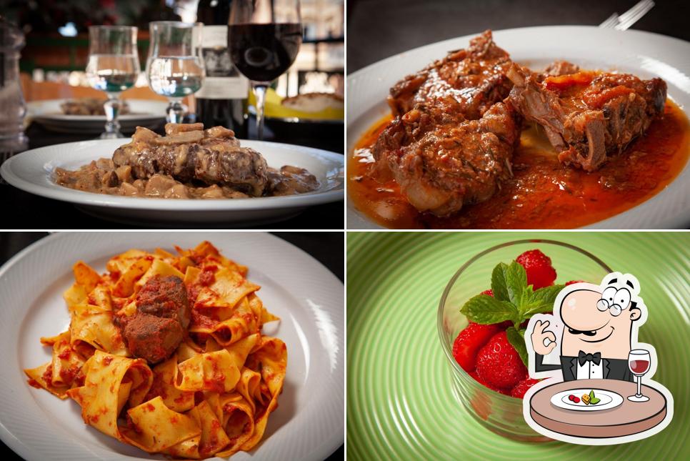 Cibo al Trattoria dei Cacciatori