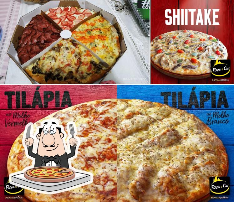 Escolha pizza no Pizza e Cia