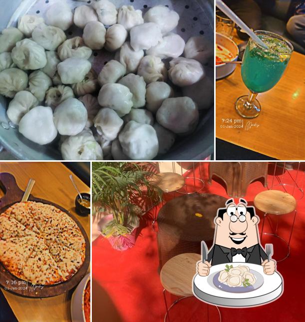 Dumplings at Ashvin's cafe