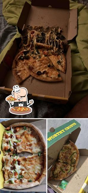 At Olio - The Wood Fired Pizzeria, you can order pizza