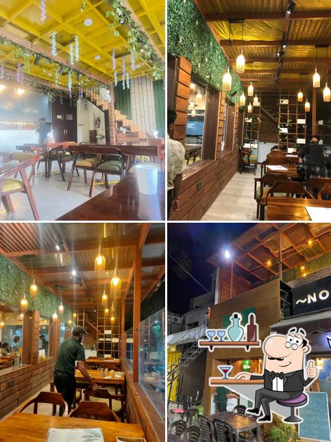 The interior of DOSAKA - The Best South Indian Restaurant in C-Scheme, Jaipur