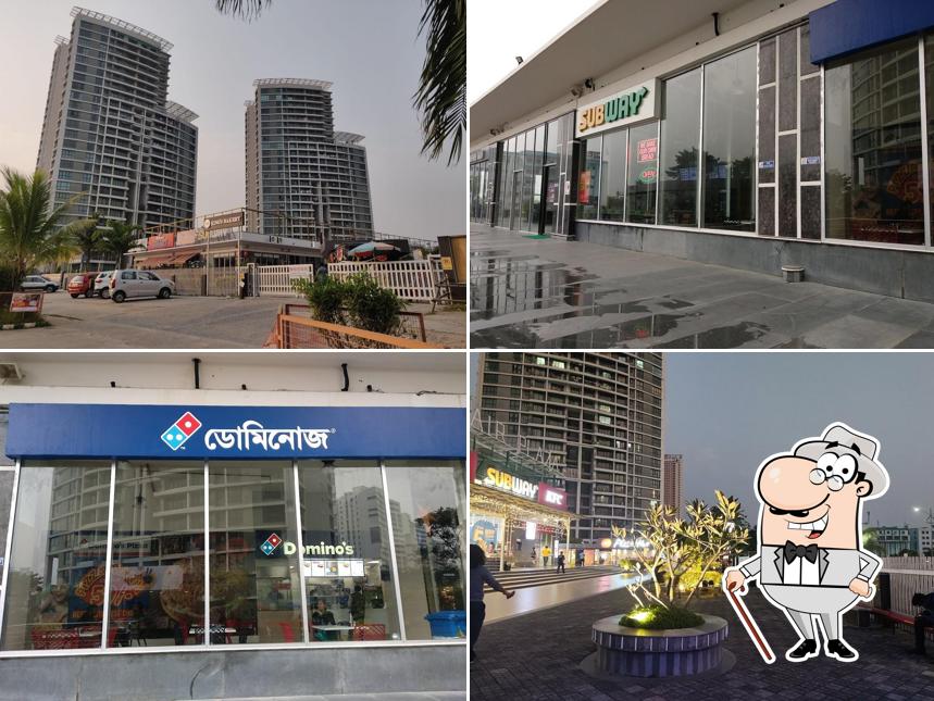 Enjoy the view at the outside area of Domino's Pizza New Town 3, Kolkata