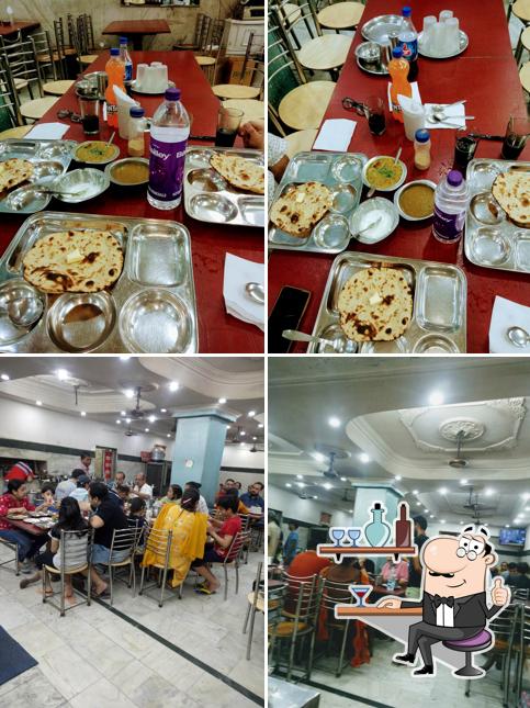 The interior of Old Sukhija Punjabi Restaurant