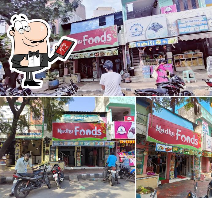 The exterior of Madhu Foods