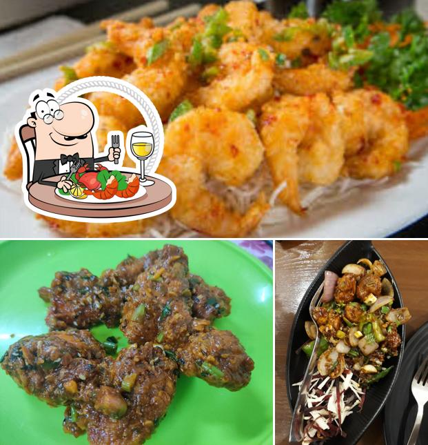 Try out seafood at Schezwan House