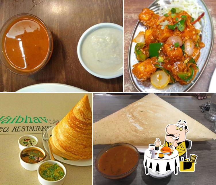 Food at Vaibhav Cafe