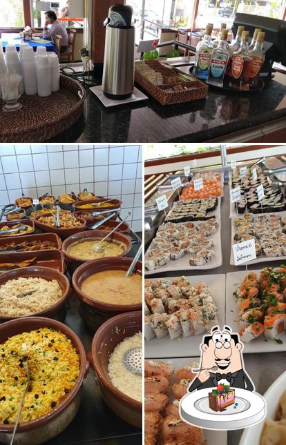 Bolo de chocolate em Restaurante e Pizzaria Ponto Dez