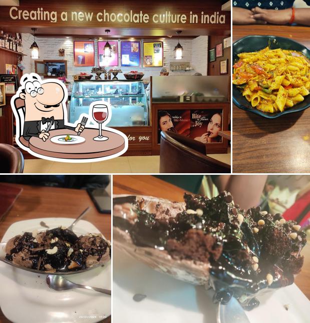 Food at The Chocolate Room Best Chocolate Dessert in Ranchi Best Coffee in Ranchi