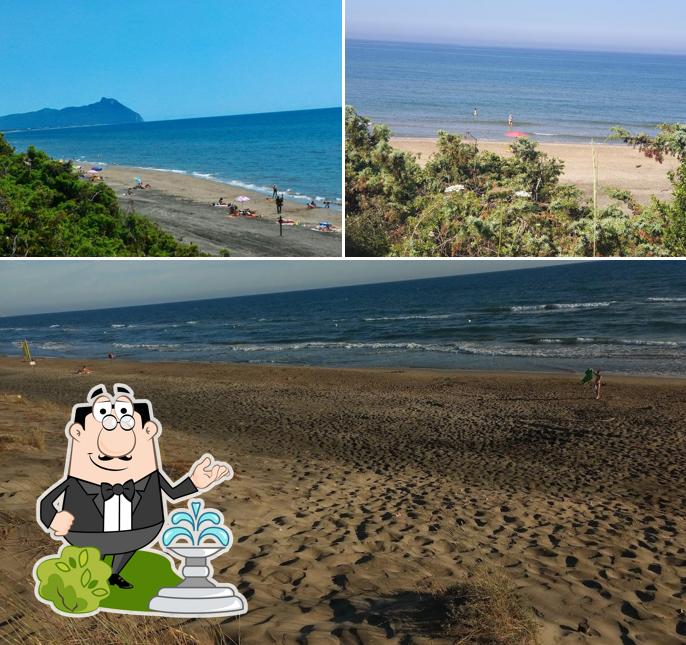 L'area esterna è una caratteristica importante di Risto Bar Il GABBIANO