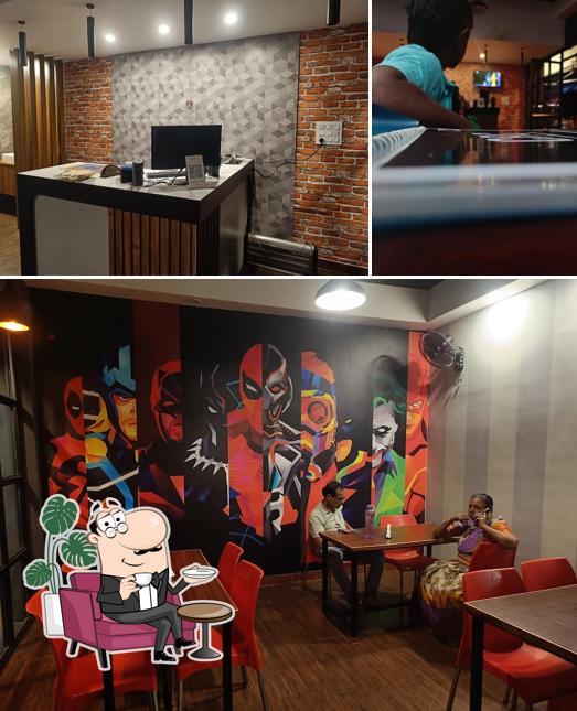 The interior of Classic Rider Café