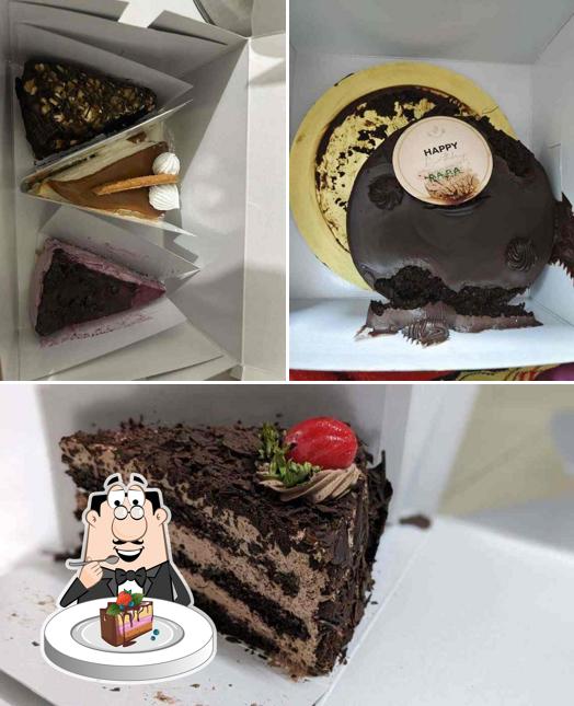 Chocolate cake at Deliure