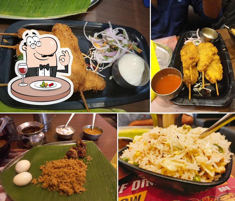 Meals at Dindigul Thalappakatti Restaurant Kalavasal