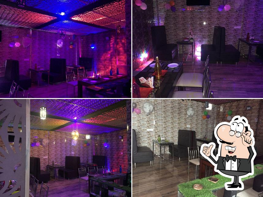 The interior of Meet Heights Restaurant