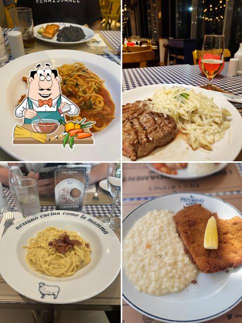 Esparguete à bolonhesa em Pecorino Bar & Trattoria Eldorado: Massas, Risoto, Pizza, Vinho, Delivery SP