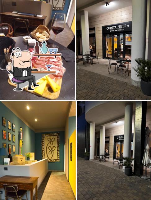 Gli interni di Quinta Pietra Enoteca & Wine Bar