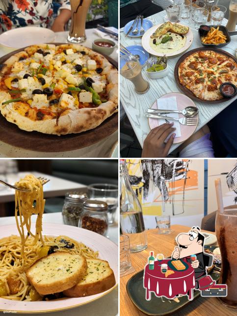 Waffles at Aromas cafe & bistro