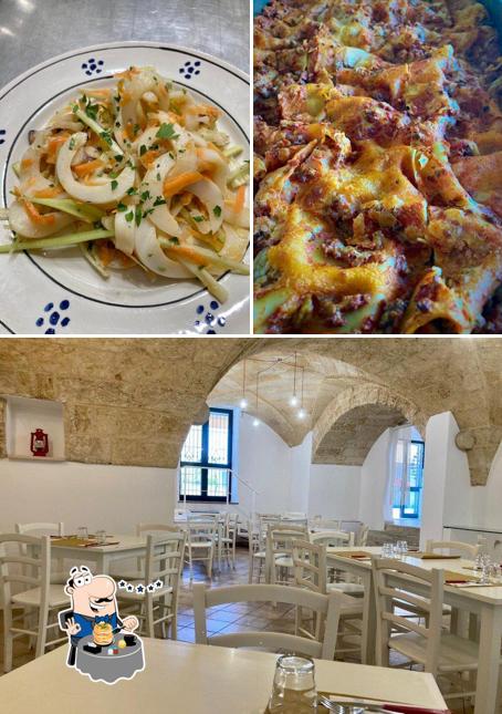 Arikè Cucina Artigiana si caratterizza per la cibo e interni