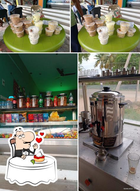 UNIQUE CAFE serves a range of desserts