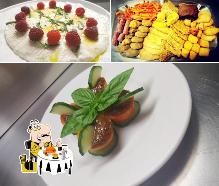 Platti al Trattoria dei Cacciatori