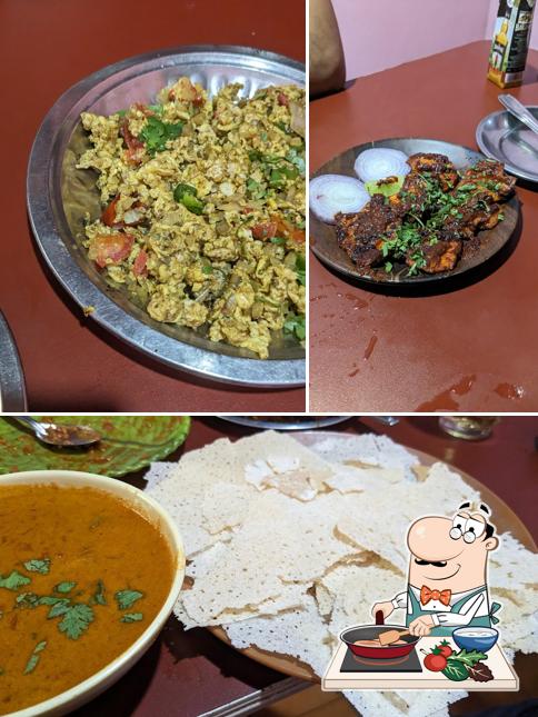 Chicken curry at AMRUTHA Bar and Restaurant